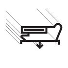 Traulsen TR341-60284-03 Drawer Gasket Compact Bottom