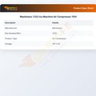 Manitowoc 7222  Ice Machine Air Compressor 115V