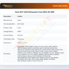 Dean 807-2240 Dishwasher Fuse 480V, 60 AMP