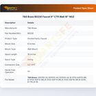 T&S Brass B0230 Faucet 8" CTR Wall 18" NOZ