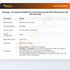 Roundup - AJ Antunes 4030332 Hi-Limit Thermostat W/700&deg;F Reset Under CAP 2EA Terminals