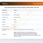 Hatco 02.08.130D.00 54" Warmer Element, 208V 1250W,  .260" DIA