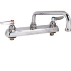 T&S Brass B1121 8" Deck Faucet, 8"Spt,Leadfree