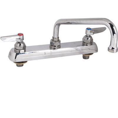 T&S Brass B1121 8" Deck Faucet, 8"Spt,Leadfree