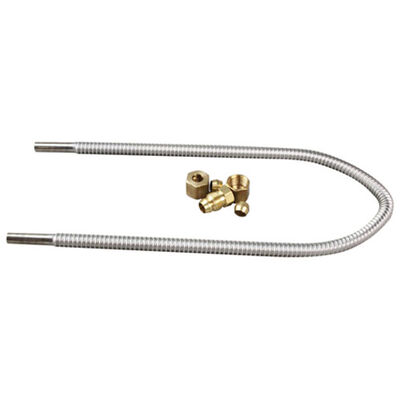 Garland 4527418 1/4" X 18 " Flex Tube Kit W/ Fittings for Gas & Pilot Lines,1 Flex Tube, Compression Nuts, 1Male Breakaway Fitting