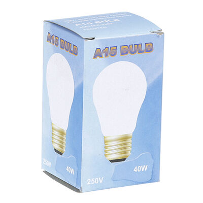 Vulcan Hart 00-342766-00002 40W Bulb with White Frosted Interior, 250V