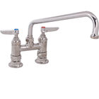 T&S Brass B-0226 4" Deck Faucet , 10"Spt,Leadfree