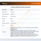 Cecilware GML245A Infinite Heat Switch