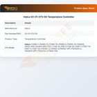 Hatco 02-01-273-00 Temperature Controller