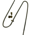 Dormont T3-KIT-30 3/16" X 30 " Flex Tube Kit W/ Fittings for Gas & Pilot Lines,1 Flex Tube, Compression Nuts, 1Male Breakaway Fitting
