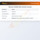 Manitowoc 3006963 Water Distributor Assembly