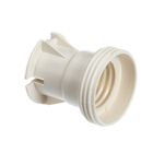 True 960641 Molded Lamp Holder W/Push Wire Terminals White E26