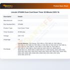 Lincoln 370466 Oven Cool Down Timer 30 Minute 1A 230V
