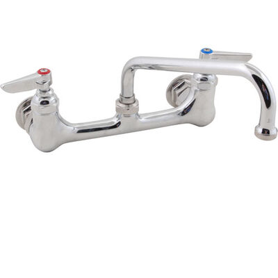 T&S Brass 2414 Wall Mount Double Pantry Faucet 8"