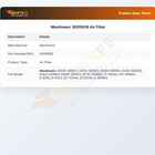 Manitowoc 3005939 Ice Machine Air Filter