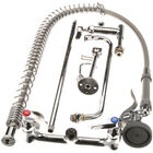 T&S Brass TSB0133ADF12B Wall mount pre-rinse assembly with 8" centers