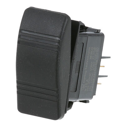 Hamilton Beach 270000100 Drink Mixer SPST Black Rocker Switch W/Tabs Hole Fits 1/4" X 7/8" X 1-5/8"