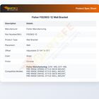 Fisher FIS2902-12 Wall Bracket