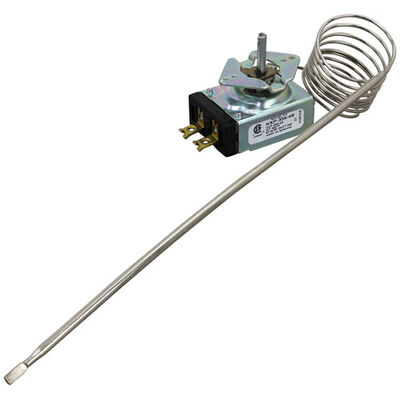 Montague 29023-8 48" CAP KXP-Thermostat, W/ VERT BKT, Flat Down, BULB 3/16" X 11-5/8", 100-450 F TEMP