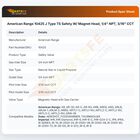 American Range 10425 Pilot Safety Valve W/Magnet Head 1/4" X 3/16" J-Type