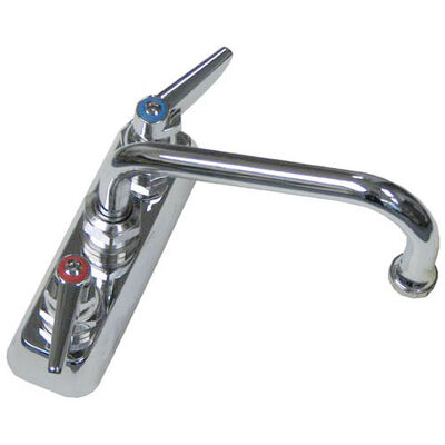 T&S Brass 1110M Deck Mount Faucet W/Swing Nozzle 6" & 4" Handle CTR