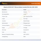 Allpoints 381310 50 FT Silicone Rubber Insulated Wire  Roll, 392F, 600V