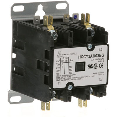 Apw 3100722 Contactor 2P 30/40A 208/240V