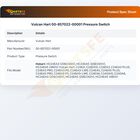Vulcan Hart 00-857022-00001 Pressure Switch