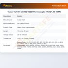 Vulcan Hart 00-428305-00001 Range Thermocouple 72" 20-30mV