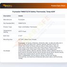 Frymaster FM8072274 Fryer Safety Thermostat 425&deg;F