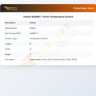 Hobart 428897-1 Temperature Control