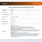 Hobart 11335 36" Coaxial Thermopile 250-750 MV