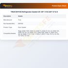 TRUE E811135 Refrigerator Gasket 25-1/6" X 53.5/8" D To D