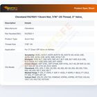 Cleveland FA21501-1 Acorn Nut, 7/16"-20 Thread, 3" Valve,