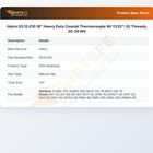 Hatco 03.12.010 18" Heavy Duty Coaxial Thermocouple W/ 11/32"-32 Threads, 20-30 MV