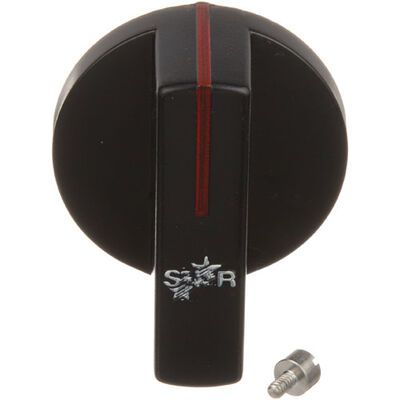 Star Mfg PS-Z9181 Electric Griddle Black Knob W/Screw 2-1/4" DIA