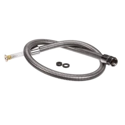 T&S Brass B-0044-H2AE Flexible Hose Without Handle 44" Stainless Steel