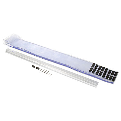 Kason 401SA6063884 Lightweight Aluminum Easimount Strip Curtain, 34" Opening