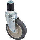 Component Hardware Group CMS4-5GPN Swivel Stem Caster Gray, 5" OD