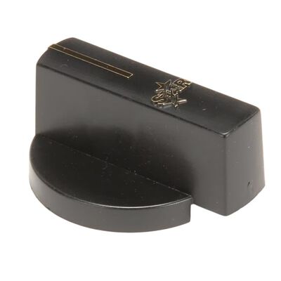 Star Mfg 2R-Z4819 Knob Black W/Gold Line