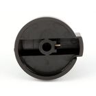 Star Mfg Z1854 Black Pointer Knob 1-7/8" DIA, Mount .25" Round
