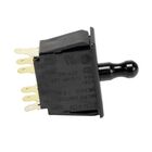 Southbend 1177566 Range Switch Push Button Door W/ 6"x3/16" Black  Tab Term, 125/250V 1/2" X 1-1/2"