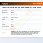 Hatco 02-08-111-00 48" New Style Warmer Element, 208V 1100W,  .260 DIA