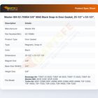 Master-Bilt 02-70984 Door Gasket