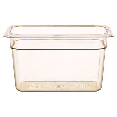 Cambro 46HP(150) Food Pan H 1/4 Size 6" Deep Amber