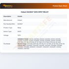 Hobart 843947 Relay DPDT 120V