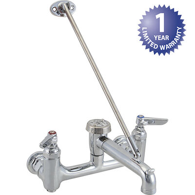 T&S Brass B0665BSTPM Wall Mount Faucet Service Sink 8"