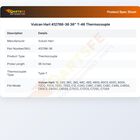 Vulcan Hart 412788-36 Thermocouple 36" T-46