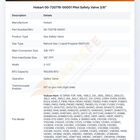 Hobart 00-720719-00001 Fryer Pilot Safety Valve 3/8"