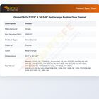Groen 094147 11.5" X 14-5/8"  Red/orange Rubber Door Gasket